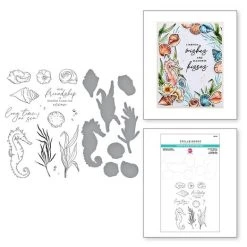 Spellbinders - Seahorse Garden Stamp & Die Set