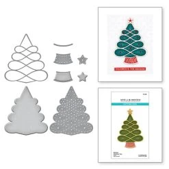 Spellbinders - Stitched Christmas Tree Etched Dies