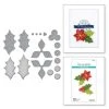 Spellbinders - Stitched Poinsettia & Holly Etched Dies