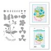 Spellbinders - Stylish Oval Hello You Floral Etched Dies