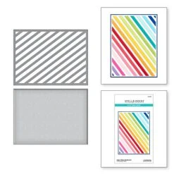 Spellbinders - Super Stripes Background Etched Dies