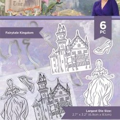 Crafters Companion Sara Signature - Once Upon A Time - Clearstamp/Snijmal - Fairytale Kingdom