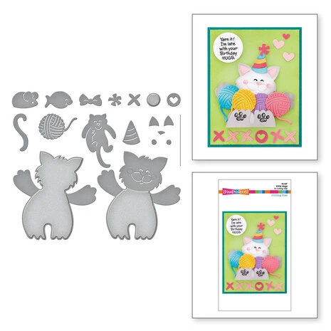 Spellbinders - Kitty Hugs Cutting Dies 1 Spellbinders - Kitty Hugs Cutting Dies