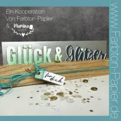 FarbTon Farb Ton - Stanze "Glück & Glitzer" (87)