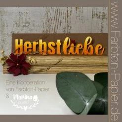 FarbTon Farb Ton - Stanze "Herbstliebe" (88)