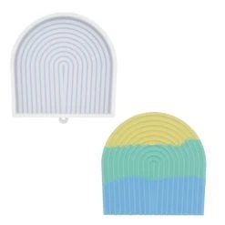 Silicone Mold 22,2cm X 22cm X 2cm - Rainbow