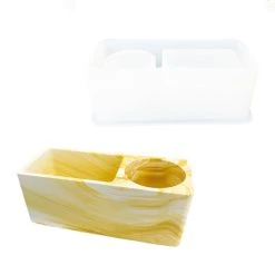 Silicone Mold - Pen Holder Round And Square